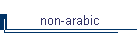 non-arabic